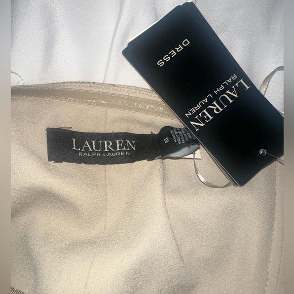 Ralph Lauren Mettalic strapless gown - Picture 3 of 6